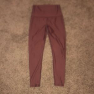 Aerie High Waisted Shiny Legging